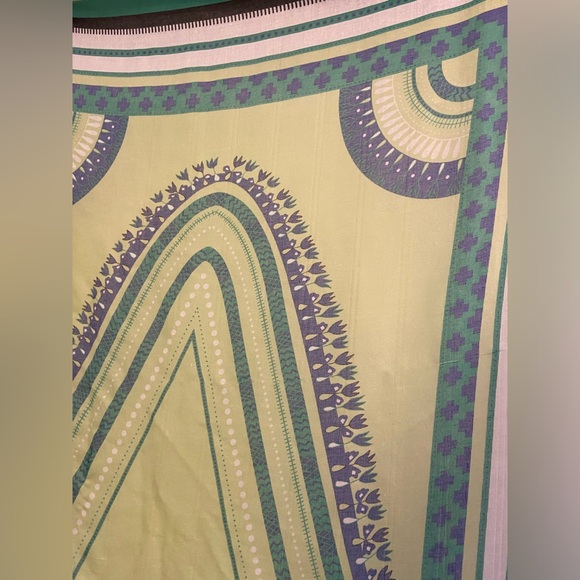 Chicos Floral Geometric Ruana Wrap OS - Picture 8 of 8